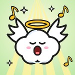 Angel choir with sound effect