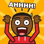 black guy screaming