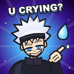 You crying? (Gojo)